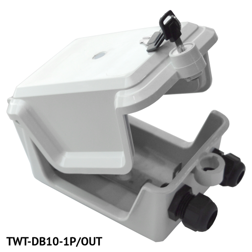 Наружный распределительный бокс, 1 плинт, 10 пар